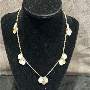 Lauren Ralph Lauren Gold Necklace with White Accents